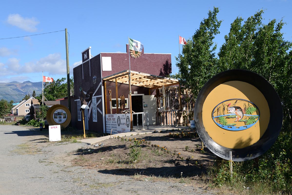 08J Carcross Trading Post In Carcross On The Tour From Whitehorse Yukon To Skagway